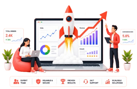 Digital Growth Illustration